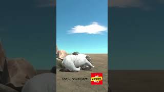 Swarm Bugs Fights Hippo #animalrescue #animalshorts #predatorvsprey  #thesurvivalfact