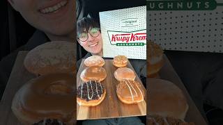 クリスピー・クリームの新ドーナツ 🍩🤯 #foodie #explore #donuts #shorts #foodlover #explorepage