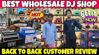 All india back to back customer Review S.K. ELECTRONICS 🎊 DJ WHOLESALE SHOP। KOLKATA DJ MARKET।