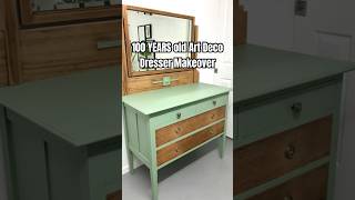 100 YEARS old Art Deco Dresser Makeover #artdeco #antiquefurniture #furniturerestoration