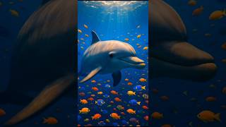 Epic Dolphin Underwater in 4K 🐬🌊 | Relaxing Ocean #LiveWallpaper #Dolphin #OceanVibes  #4KWallpaper