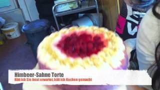 Torte ins Gesicht