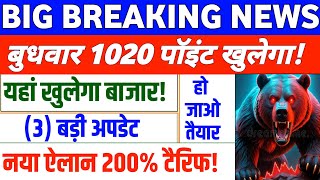 Tomorrow market prediction| Nifty Prediction| Bank Nifty Tomorrow| Wednesday Market Prediction  