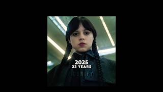 Jenna Ortega evolution from 2019 to 2025 | #wednesday #s2 #jennaortega #evolution #bloodymary