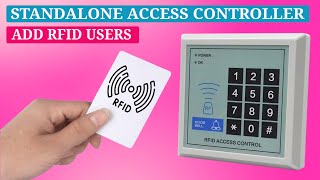 スタンドアロンアクセスコントローラでRFIDカードユーザーを追加および削除する方法