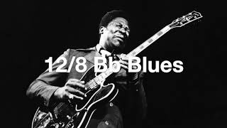 Bb Blues 12/8 Shuffle - 90 BPM - 10 minutes jamtrack