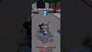 Bro gave me extra aura 🤔 || The Strongest Battleground #thestrongestbattlegrounds #roblox #pvp