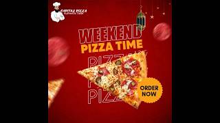 Order now & enjoy the perfect weekend treat. #capitalpizza #authentictaste #rawalpindifoodies