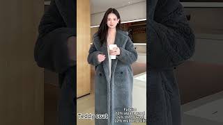 MaxMara teddy coat #fashion #maxfashion #ootd #maxmara #style #flat #teddycoat