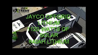 Jayco Silverline Offgrid 1120 watt solar, 840ah lithium, runs the Air Conditioner microwave and more