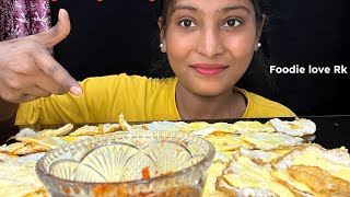 30 SUNNY SIDE UP EGGS CHALLENGE | EGGS OMELET EATING | EGGS EATING SHOW #asmrsounds #eatingshow