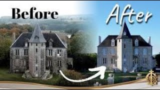 Amazing Mansion Renovation, French Country Side | Start To Finish @escapetoruralfrance
