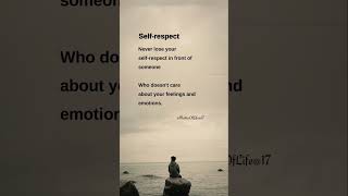 Value Yourself First 💯 | Self-Respect Matters 💔#SelfRespect #KnowYourWorth #EmotionalHealth