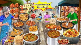 Flooded Dhaba Famous Street Food Business Challenge Hindi Kahaniya Moral Stories Funny Comedy Video