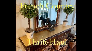 French Country Thrift Haul   Christmas Unboxing & Up Cycled Finds #FrenchCountryHome #Thrifting