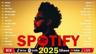 Billboard Pop Songs 2025 Playlist ✨Ed Sheeran, The Weeknd, Bruno Mars, Rihanna, Sia, Adele, Dua Lipa