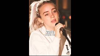 Billie Eilish evolution from 2015 to 2024 |#goviral #viralhoga #viralshorts  #billieeilish #boost