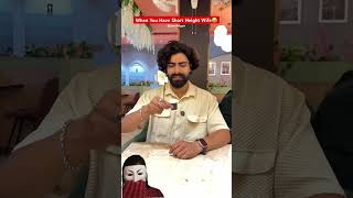 When You Have Short Height Wife😂 #shorts​ #ytshorts​ #teratrigun​ #shortheight​