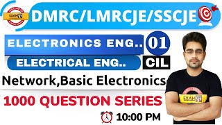 CLASS 01 || DMRC/LMRCJE/SSCJE || ELECTRONICS ENG.. || Sameer Sir || 1000 QUESTION SERIES