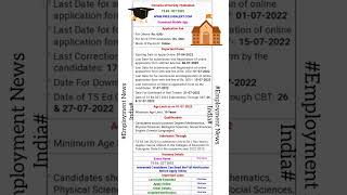 TS Ed CET Online Form 2022 #tsedcet #tsjobs #employmentnews @employment news india