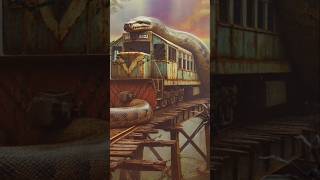 Terror in the Haunted Jungle | Giant Snake & Deadly Spider Story #amazing #jangal #train The Hidden