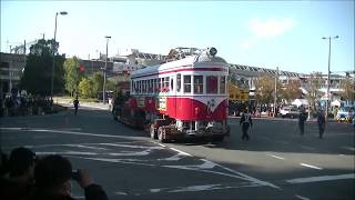 丸窓電車移設パレードを撮影した @岐阜駅前