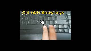 How to rotate laptop screen #computershorts #computergyan #youtubeshorts