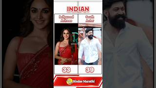 Guess Their Age! 🤯 | South Indian Actors & Bollywood Actresses Revealed 🎬✨"