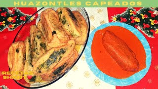 ⭕Huazontles En Chile Guajillo|Rellenos De Queso 🧀 🤤/Bien Fáciles Y Deliciosos 😋 😍