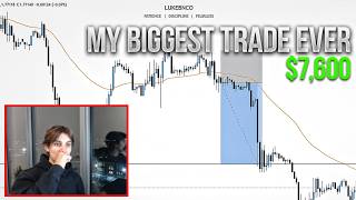 How I made $7,600 in ONE Day as a 19 Year Old Trader... (MY BIGGEST TRADE EVER)