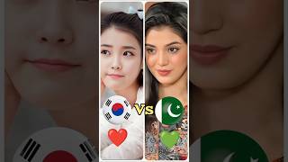 Korean Girls 🆚 Pakistani girls beauty competition🌟🔥||#shorts #youtubeshorts #viralshorts