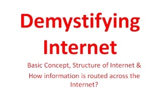 Demystifying the Internet || About Internet || Cyber Security