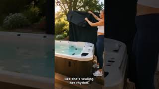 She zipped up more than a tub— she sealed her rhythm.