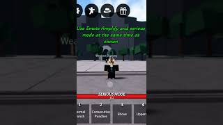 how to open serious mode without showing #roblox #strongestbattlegrounds #saitama #likeandsubscribe