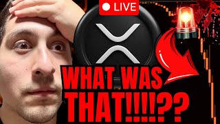 XRP CRAZY MANIPULATION LIVE!🔴XRP WHAT NOW?