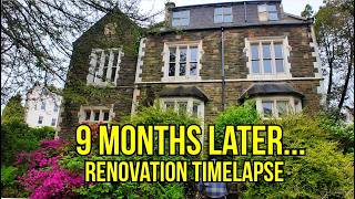 We Bought a Derelict Victorian Villa 🏚️ 9 months of renovations in 40 mins TIMELAPSE