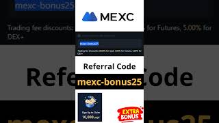 MEXC Exchange New User Bonus 180 USDT | MEXC Exchange Referral Code: mexc-bonus25
