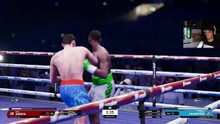 Undisputed Official Gameplay/ Garcia VS Crawford/  #undisputed #ufc #boxing #esports #fightnight