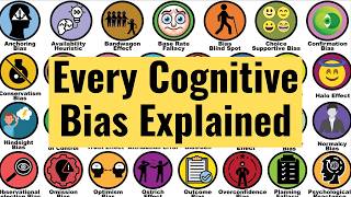 Every Cognitive Bias Explained in 10 Minutes