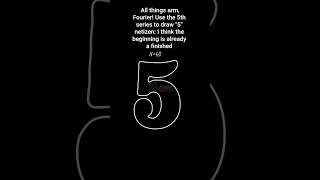 uses Fourier series to draw "5", so amazing! Netizen #mathamqtics #fourier
