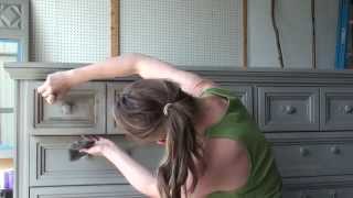 Pretty Distressed™ Annie Sloan Chalk Paint® Tutorial #5 - Dark Wax