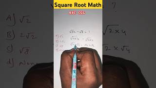 Square Root Math logic | Square Root Math Questions 😎 | #ssccglmaths #sscmts2023 #maths