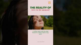 Reality of 'Live in the moment' #sadhguru #ishafoundation #liveinthemoment