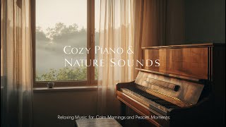 Cozy Piano & Nature Sounds | Relaxing Music for Calm Mornings and Peaceful Moments