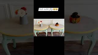 Cute side table flip 🤩🤩 #diy #homedecor #flip #furniture #thrifting #fall #crafts #hobby