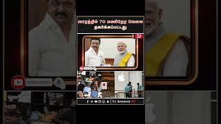 வாரத்தில் 70மணிநேர வேலை தகர்க்கப்பட்டது | #tjshankar #shorts