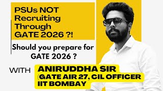 GATE 2026 PSU recruitment : Official Update #gate2026 #psu #psurecruitment #iitguwahati #youtube