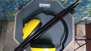 Evans Realfeel 12 inch Double Sided Practice Pad Demo #shorts #evans #Realfeel #practicepad