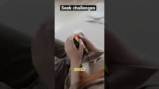 Seek out challenges #shorts #overcomechallenges #challenges #growthmindset #mindset #motivation