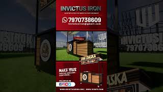 Chai Food Cart | Tea/Chai Cart & Stall (6x3') | By ‪@invictusiron‬ #chai #foodcart #chailover #tea